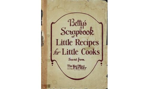 Cover of Betty's Scrapbook of Little Recipes for Little Cooks.