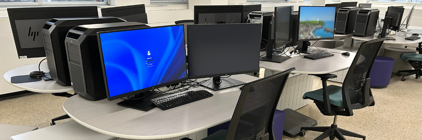 The high performance computer lab at the DSC.