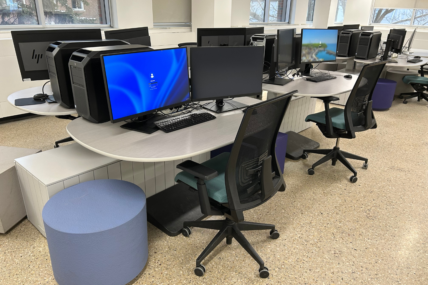 The high performance computer lab at the DSC.