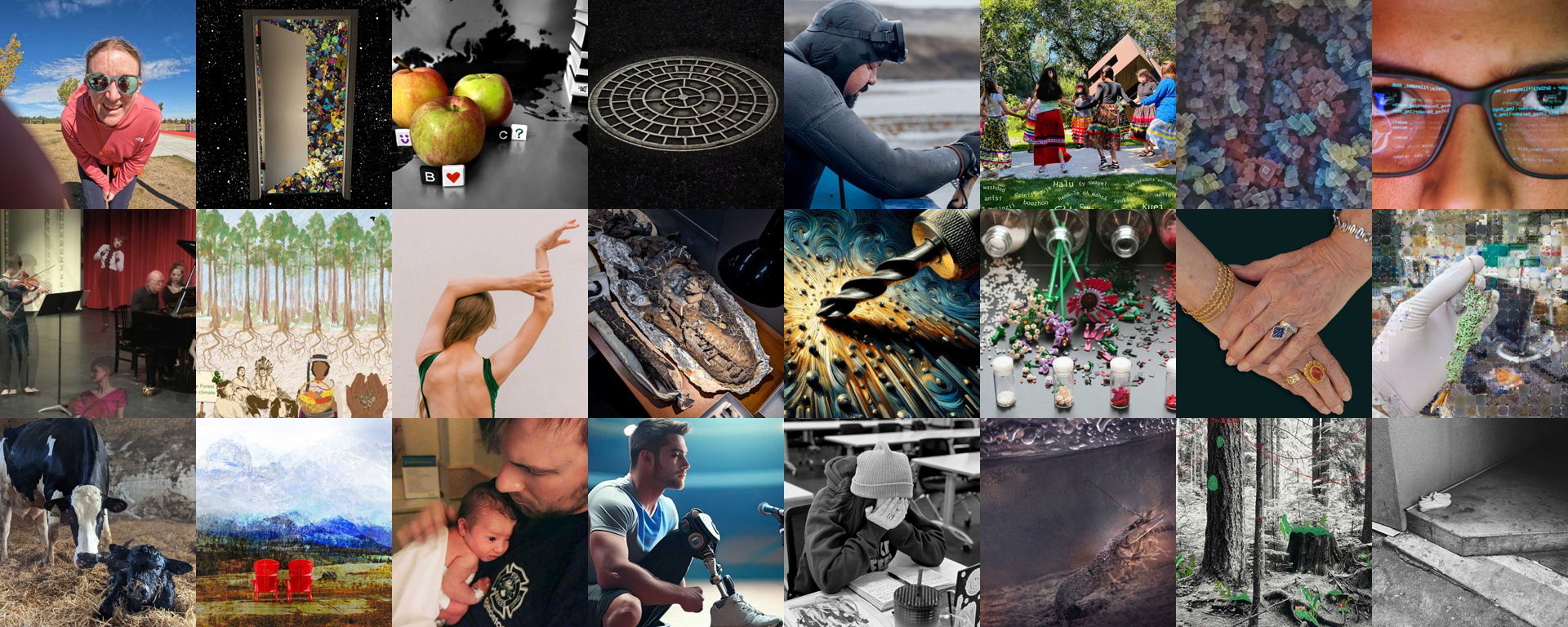 image collage of 2024 IOR submissions