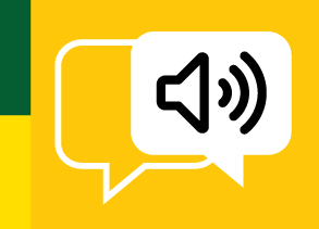 speaker with many noise lines.