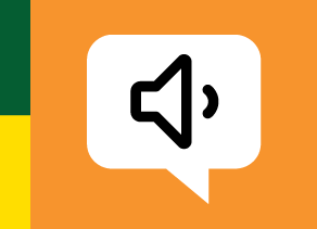 speaker with small noise lines.